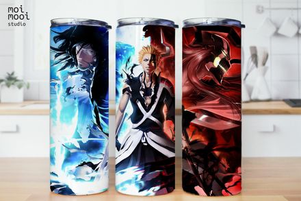 Anime Bleach 20oz Tumbler Design
