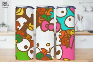 Fall Sanrio Hello Kitty Friends 20oz Tumbler Design