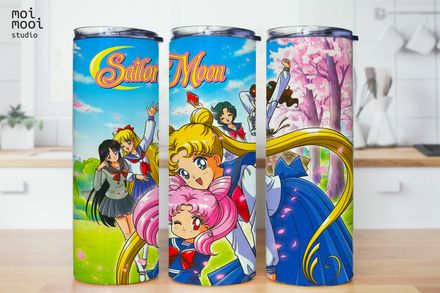 Sailor Moon Princess Anime 20oz Tumbler Design