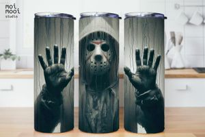 Halloween Horror Movie Jason 20oz Tumbler Design