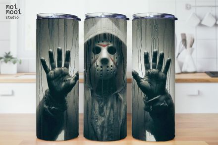 Halloween Horror Movie Jason 20oz Tumbler Design