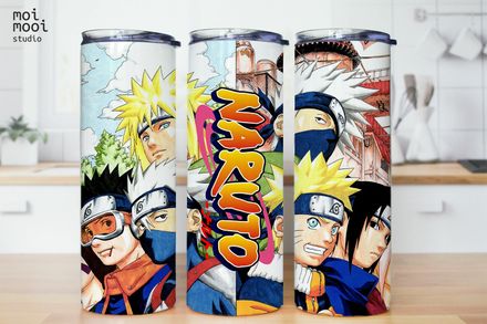 Anime Naruto 20oz Tumbler Design