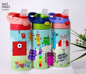 Numberblocks 12oz Kids Sippy Tumbler Design
