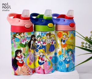Sailormoon Princess Anime 12oz Kids Sippy Tumbler Design