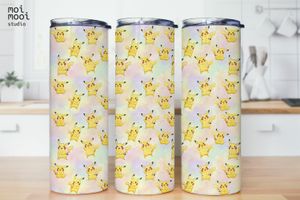 Anime Monster Pokemon Pikachu 20oz Tumbler Design