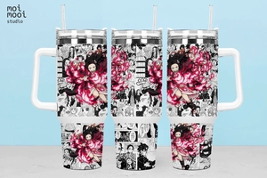 Anime Demon Slayers 40oz Tumbler Design
