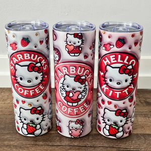 Sanrio Hello Kitty Puffy Design Tumbler