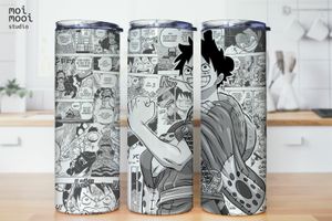 Anime Onepiece Pirates 20oz Tumbler Design