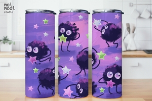 Anime Ghibli Spirited Away Dust Soot Sprites 20oz Tumbler Design