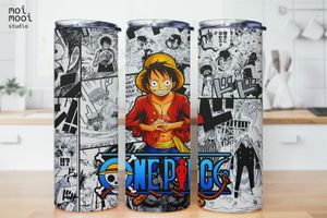 Anime Onepiece Pirates 20oz Tumbler Design