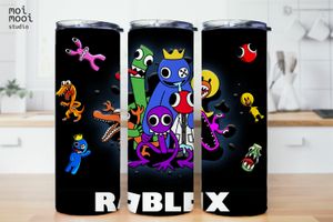 Roblox Rainbow Friends Video Game Boy Kids 20oz Tumbler Design