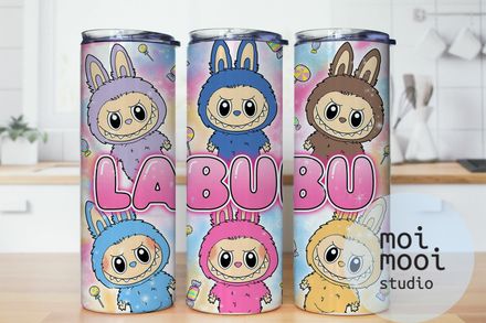 The Monsters Labubu 20oz Tumbler Design