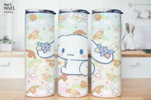 Sanrio Hello Kitty Cinnamonroll Kawaii Puppy 20oz Tumbler Design