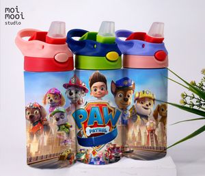 Puppy Dog Paw Patrol Police Cartoon 12oz Kids Sippy Tumbler Design