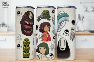 Anime Ghibli Spirited Away 20oz Tumbler Design