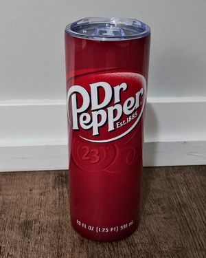 Dr Pepper Pop Drink Tumbler