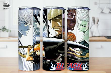 Anime Bleach 20oz Tumbler Design