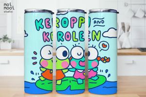 Sanrio Hello Kitty Frog Keroppi 20oz Tumbler Design