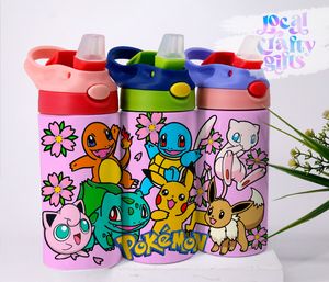 Pokemon Pink Monster 12oz Kids Sippy Tumbler Design