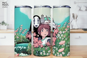 Anime Ghibli Spirited Away 20oz Tumbler Design