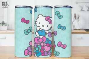 Sanrio Kawaii Hello Kitty 20oz Tumbler Design
