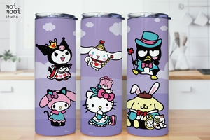 Sanrio Wonderland Hello Kitty Friends 20oz Tumbler Design