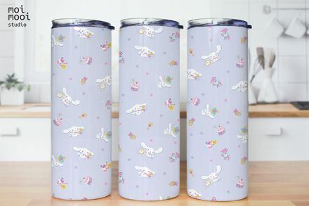 Sanrio Hello Kitty Cinnamonroll Kawaii Puppy 20oz Tumbler Design