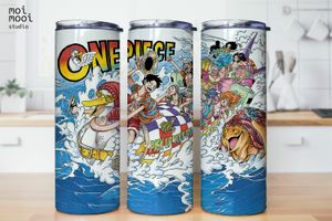 Anime Onepiece Pirates 20oz Tumbler Design