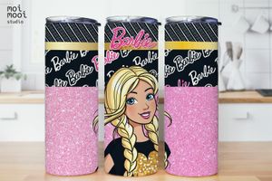 Barbie Doll Girl Toy Kids 20oz Tumbler Design