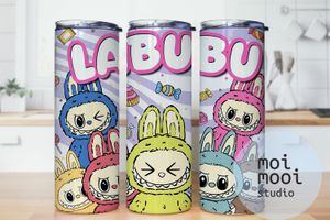 The Monsters Labubu 20oz Tumbler Design