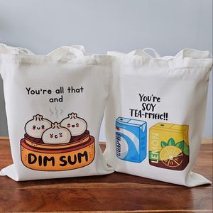 Kawaii Food Custom Totes