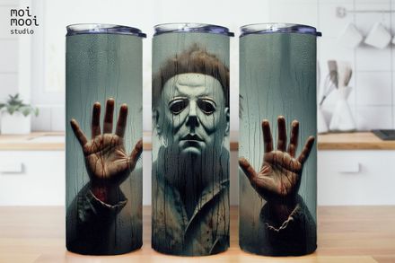 Halloween Horror Movie Michael 20oz Tumbler Design