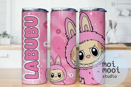 The Monsters Labubu 20oz Tumbler Design