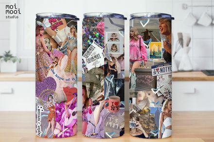 Taylor Swift Swiftie Eras Tour 20oz Tumbler Design
