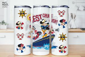Disney Cruise Minnie Mickey Vacation 20oz Tumbler Design