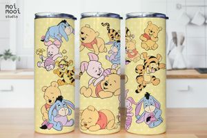 Winnie the Pooh Bear Honey 20oz Tumbler Design