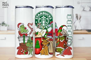 Christmas Grinch Coffee 20oz Tumbler Design