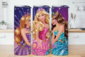 Barbie Doll Girl Toy Kids 20oz Tumbler Design