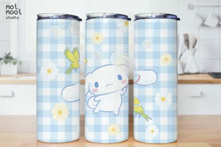 Sanrio Hello Kitty Cinnamonroll Kawaii Puppy 20oz Tumbler Design