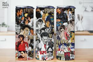 Elvis Celebrity Singer 20oz Tumbler Design