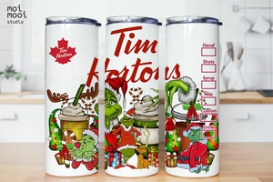 Christmas Grinch Coffee 20oz Tumbler Design