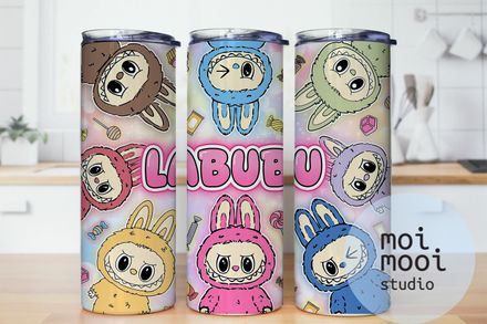 The Monsters Labubu 20oz Tumbler Design