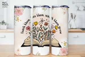 Back to School Teacher 20oz Tumbler Design