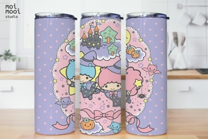 Halloween Twinstars Sanrio 20oz Tumbler Design