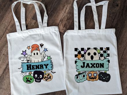 Halloween Custom Totes