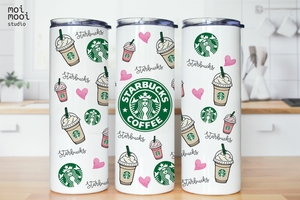 Coffee Sip and Trip Target 20oz Tumbler Design