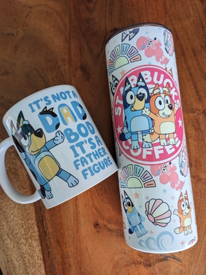 Blue Dog Tumbler