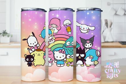 Sanrio Hello Kitty Friends 20oz Tumbler Design