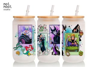 Disney Villains Princess 15oz Mug 16oz Glass Libbey Tumbler Design