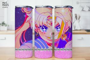 Sailor Moon Princess Anime 20oz Tumbler Design